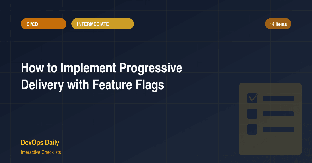 Progressive Delivery with Feature Flags
